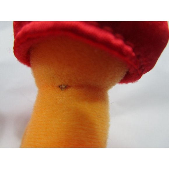 Garfield Small Plush Valentine Red Satin Heart Print Robe Matching Slippers 7in - Picture 12 of 16